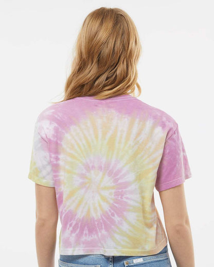 Women's Tie-Dyed Crop T-Shirt - 1050