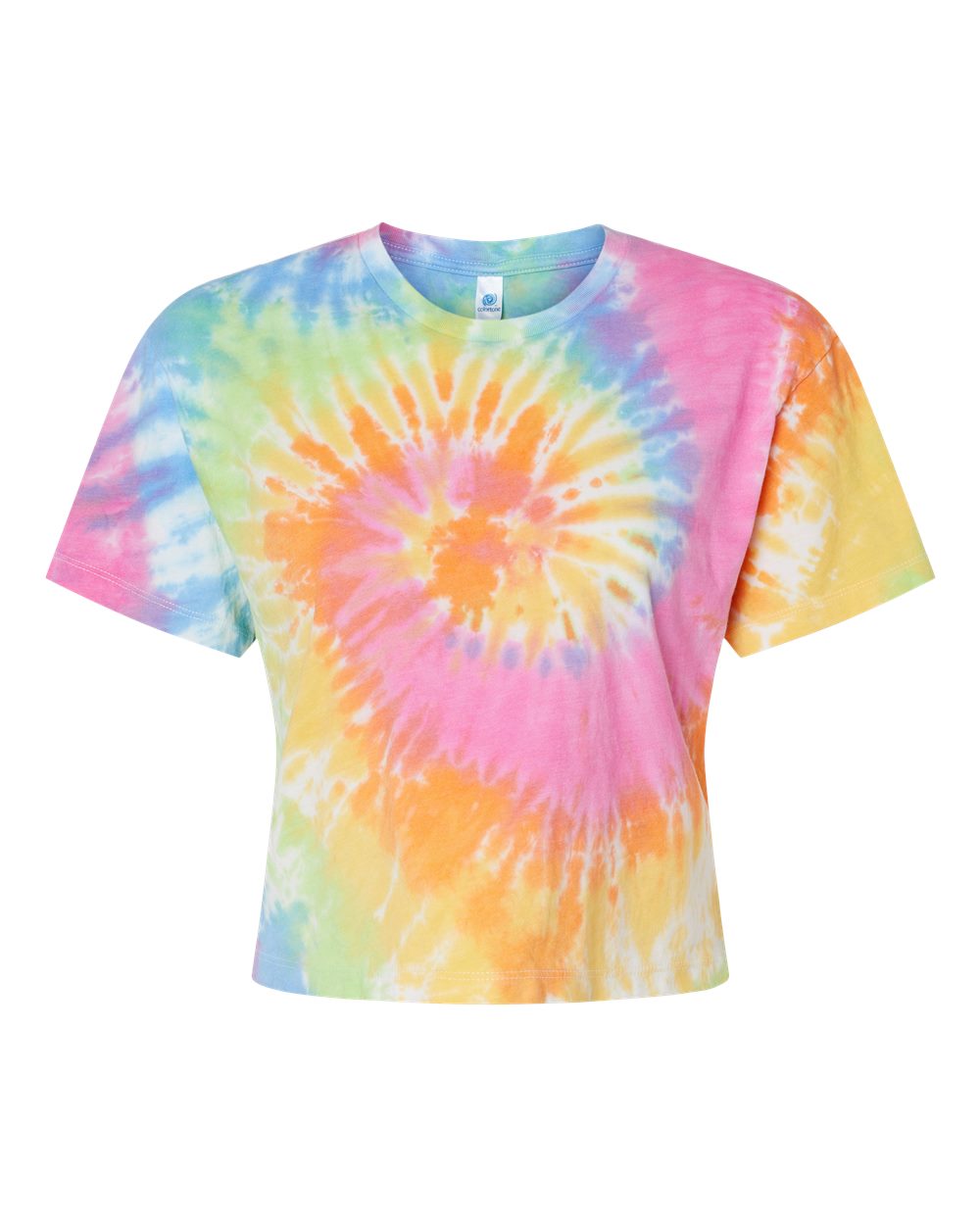 Women's Tie-Dyed Crop T-Shirt - 1050