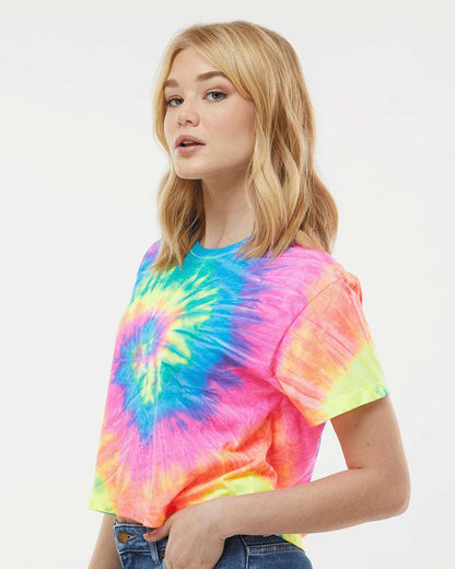 Women's Tie-Dyed Crop T-Shirt - 1050