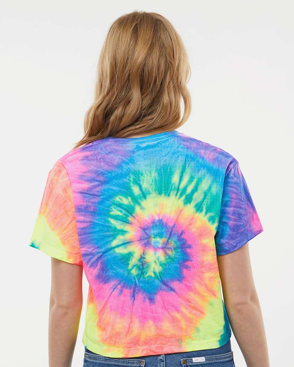 Women's Tie-Dyed Crop T-Shirt - 1050