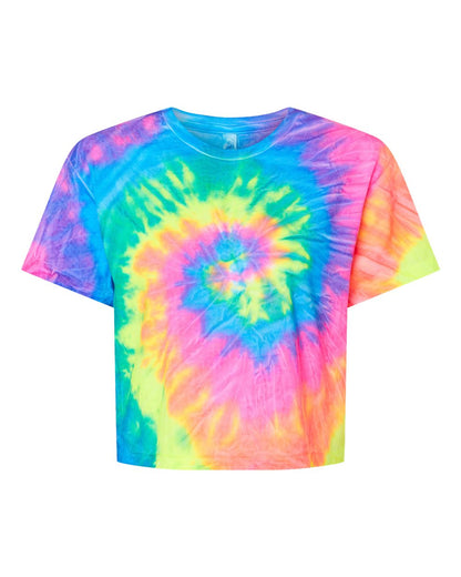 Women's Tie-Dyed Crop T-Shirt - 1050