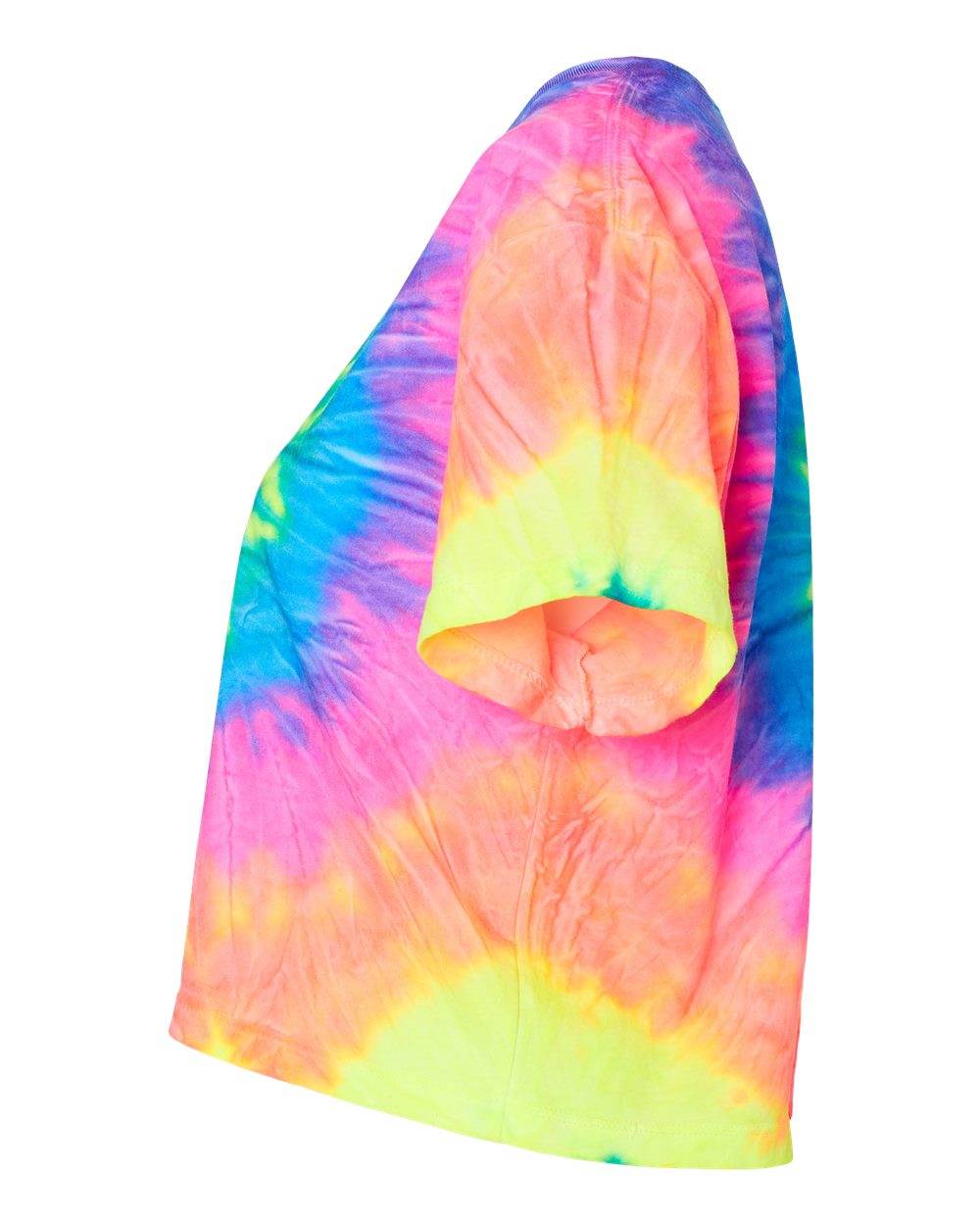 Women's Tie-Dyed Crop T-Shirt - 1050